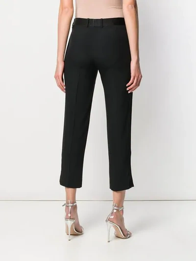 Ermanno Scervino Cropped Trousers - Black In Black