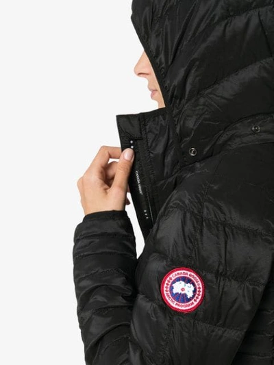 Shop Canada Goose Brookvale Coat In Black