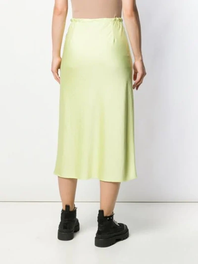 Shop Alexander Wang Drawstring Waist Skirt - Green