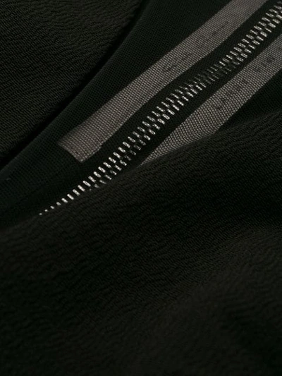 Shop Rick Owens Mesh-panelled Dress In Black