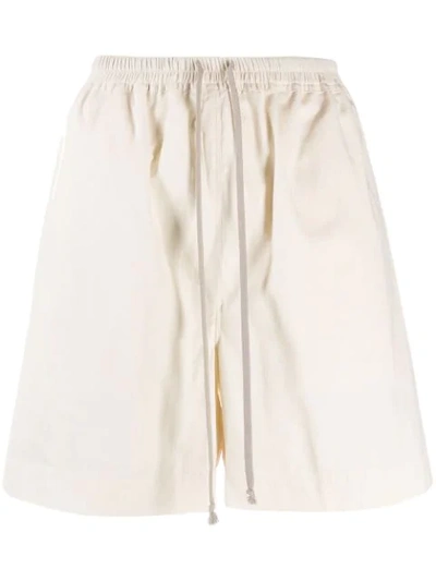 Shop Rick Owens Drkshdw Drawstring Shorts In 21natural