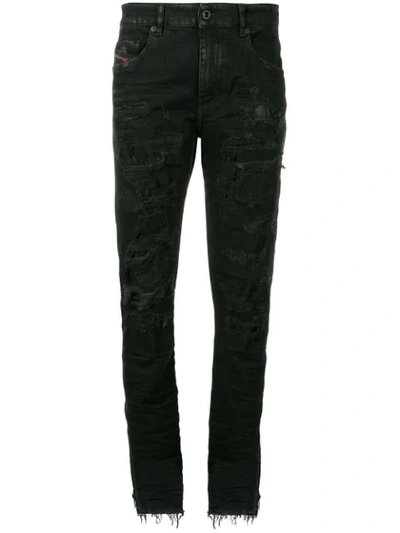 Shop Diesel Neekhol-c Jeans - Black