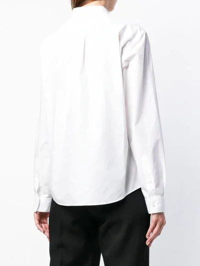Shop Dolce & Gabbana Neck Tie Shirt In White