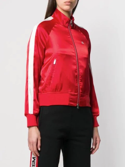 Shop Fila Fitted Sports Jacket - Red