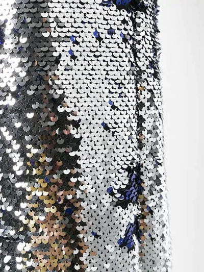 Shop Act N°1 Sequinned Trousers In Metallic