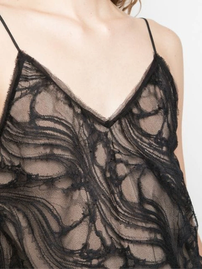 Shop Jason Wu Collection Lace Detail Camisole Top In Black