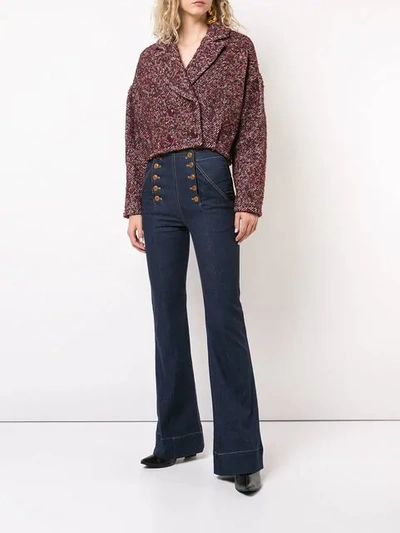 Shop Ulla Johnson Flared Jeans In Blue