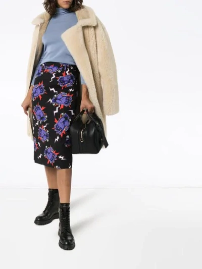 Prada Gestrickter Rollkragenpullover In Nube
