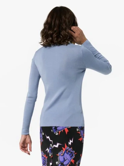 Prada Gestrickter Rollkragenpullover In Nube