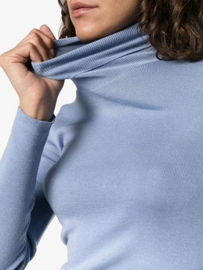 Prada Gestrickter Rollkragenpullover In Nube