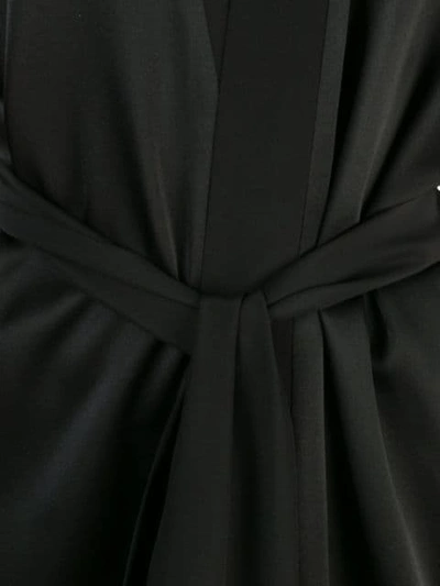 Shop Kiki De Montparnasse Belted Kimono Robe In Black