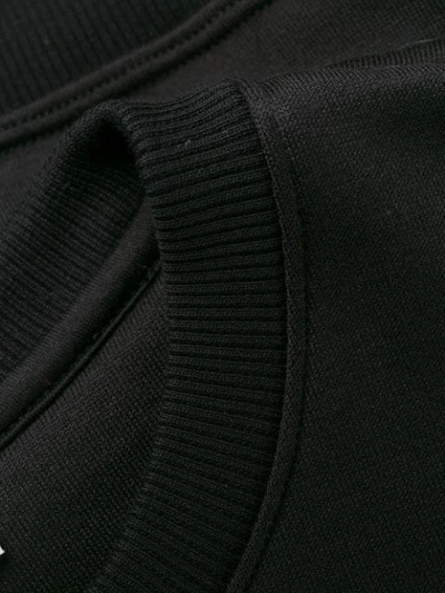 Shop Valentino Vltn Logo Sweatshirt In Black