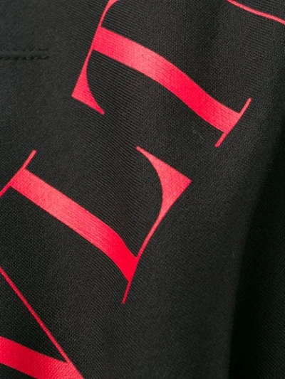 Shop Valentino Vltn Logo Sweatshirt In Black