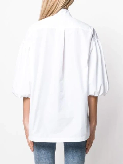 Shop Valentino Oversized-hemd In White