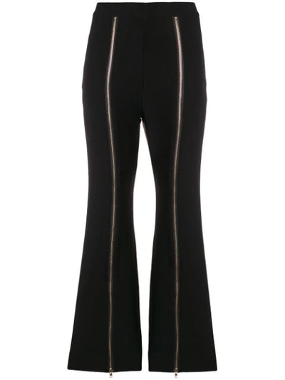 Shop Amuse Super Flare Trousers - Black