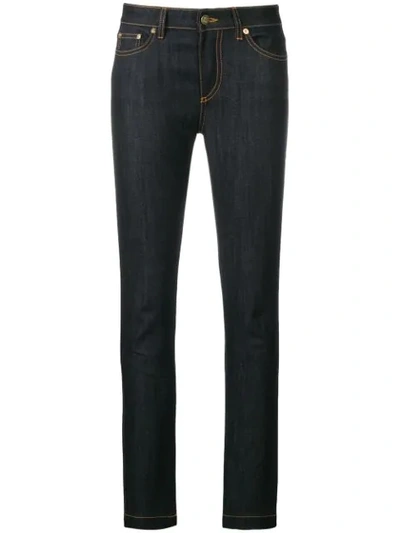 Shop Loewe Skinny Jeans In Blue