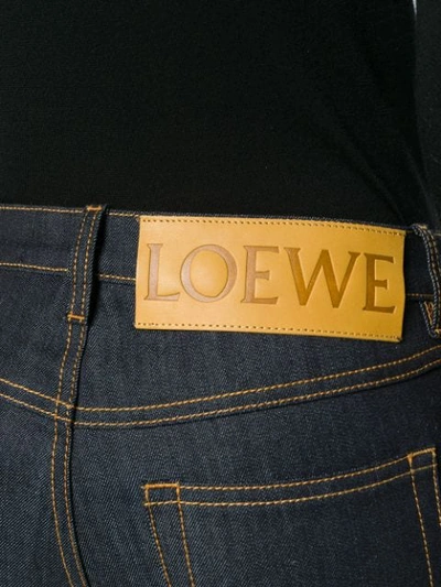 Shop Loewe Skinny Jeans In Blue