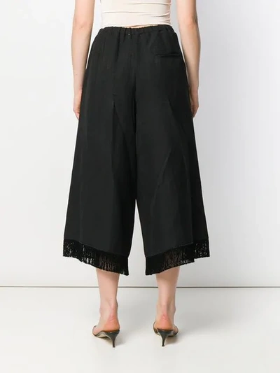 Shop Forte Forte Black Flared Trousers