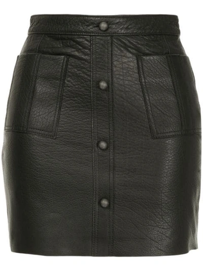 Shop Aje Shrimpton Mini Skirt In Black