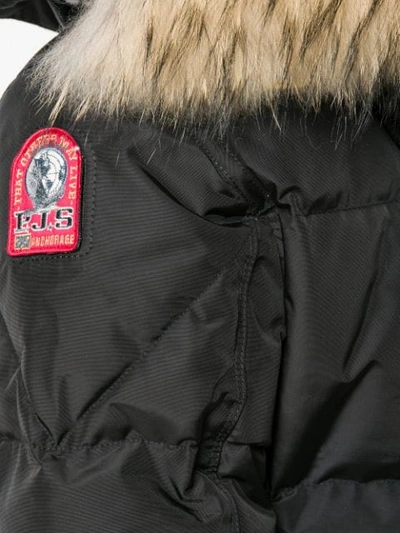 Shop Parajumpers Long Bear Coat In Black