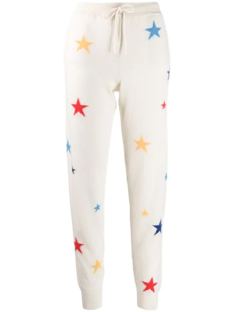 Chinti & Parker Star Print Trousers In White | ModeSens