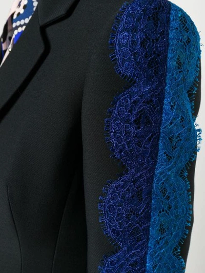 lace inserts blazer