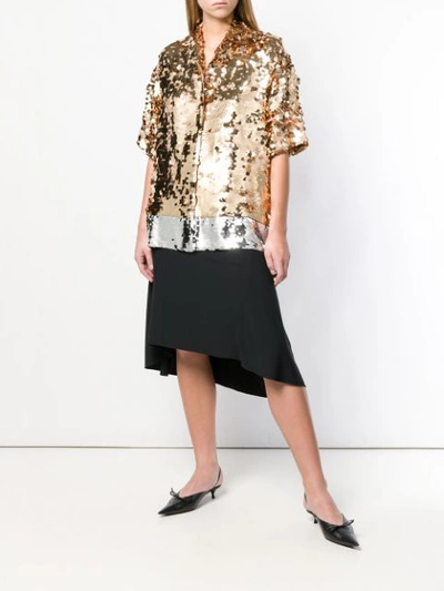 Nº21 SEQUIN SHIRT - 粉色