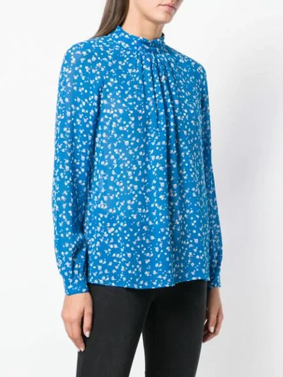 Shop Closed Printed Blouse - Blue