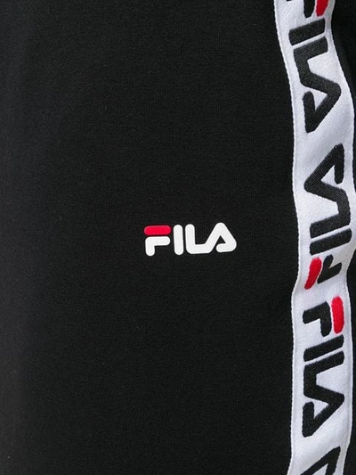 Shop Fila Logo Stripe Pencil Skirt In Black