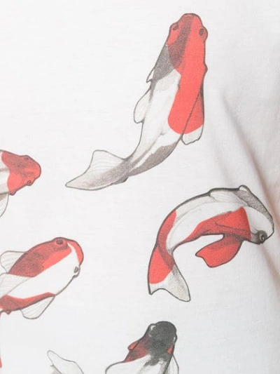 Shop Ioana Ciolacu Koi T-shirt In White