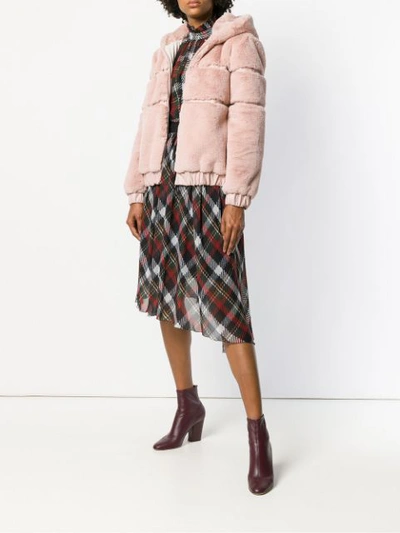 Shop Blugirl Faux Fur Jacket - Pink