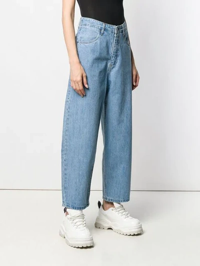 Shop Société Anonyme Wide-leg Jeans In Blue