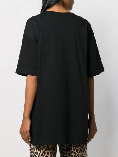 Gucci Oversized Sequin Detail T-shirt In Black