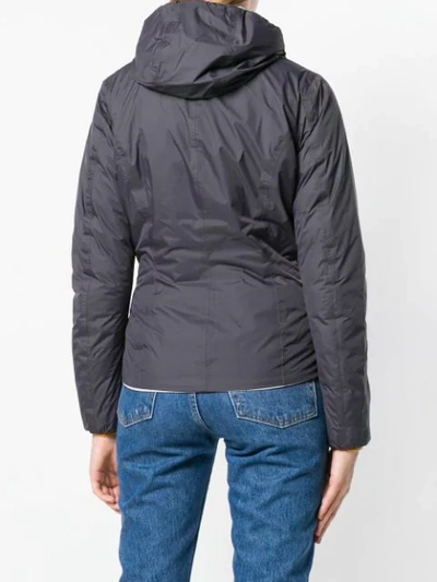 Shop K-way Zipped Padded Jacket - Grey