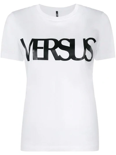 Shop Versus Logo-print T-shirt In White