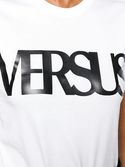 Shop Versus Logo-print T-shirt In White