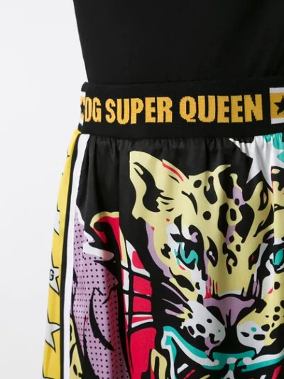 Shop Dolce & Gabbana Super Queen Printed Skirt - Multicolour