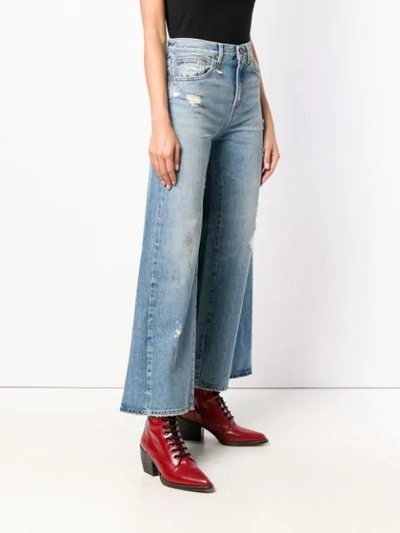 Shop R13 Skirted Jeans In Blue