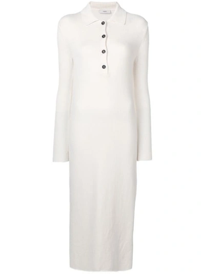 Shop Pringle Of Scotland Polo Shirt Dress In White