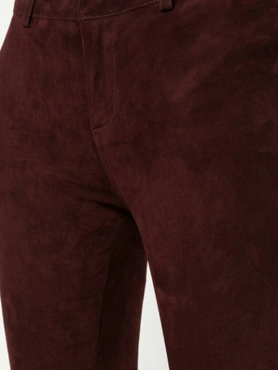 Shop Sylvie Schimmel Flared Trousers In Red