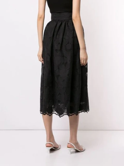 Shop Bambah Mista Midi Skirt In Black