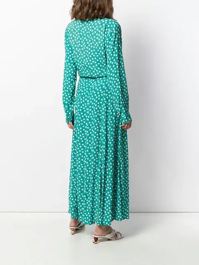 Shop Andamane Andrea Wrap Dress In Green