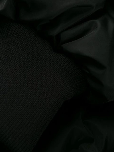 Shop Msgm Logo Puffer Jacket In Black