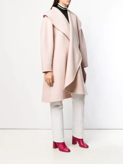 Pre-owned Fendi 2000 Oversized Coat In Pink