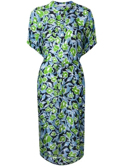 Shop Christian Wijnants Dipha Floral Dress In Green