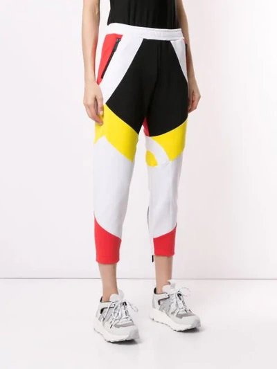 DSQUARED2 COLOUR BLOCK TRACK TROUSERS - 多色