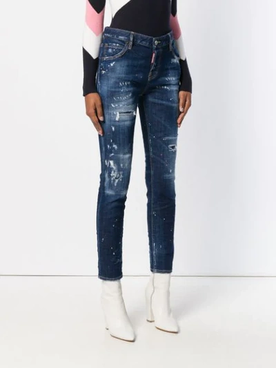 Shop Dsquared2 Cool Girl Jeans In Blue