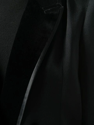 Shop Haider Ackermann Tuxedo Double Breasted Blazer In Black
