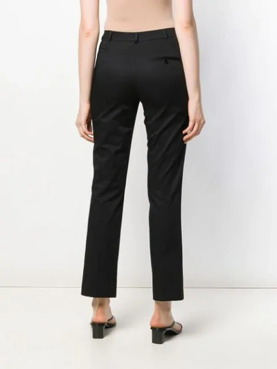 Shop Etro Slim-fit Trousers In Black