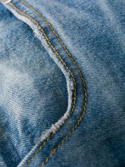 Shop R13 Distressed Hem Boyfriend Jeans In Blue